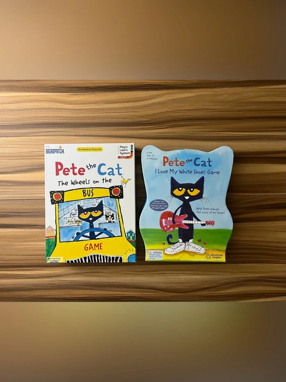 Pete the Cat Educational Board Game Bundle 2 Games Included